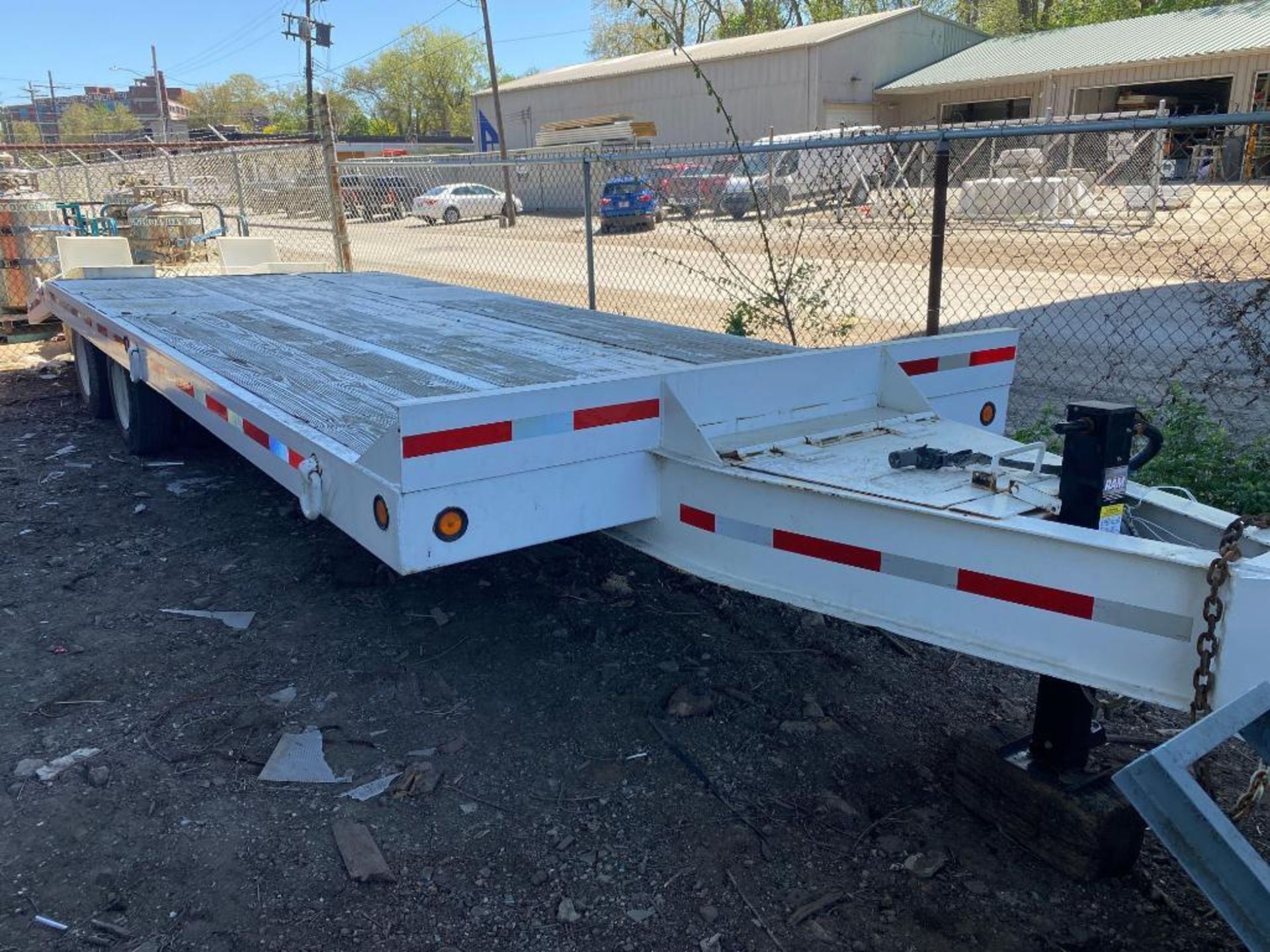 19ft + 5.5ft Dual Tandem Equipment Trailer (located offsite-please read full description)