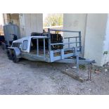 16ft + 2ft Tandem Equipment Trailer (located offsite-please read full description)