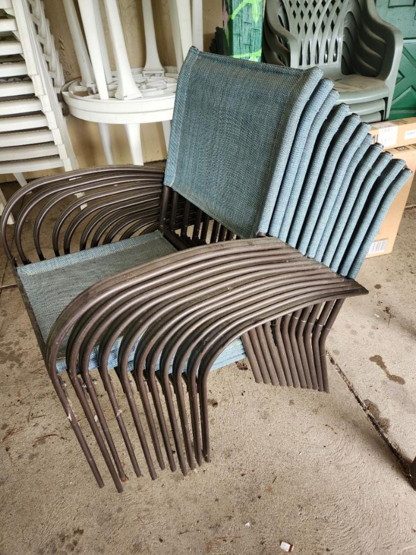 (11) Patio Chairs (located off-site, please read description) - Image 2 of 3