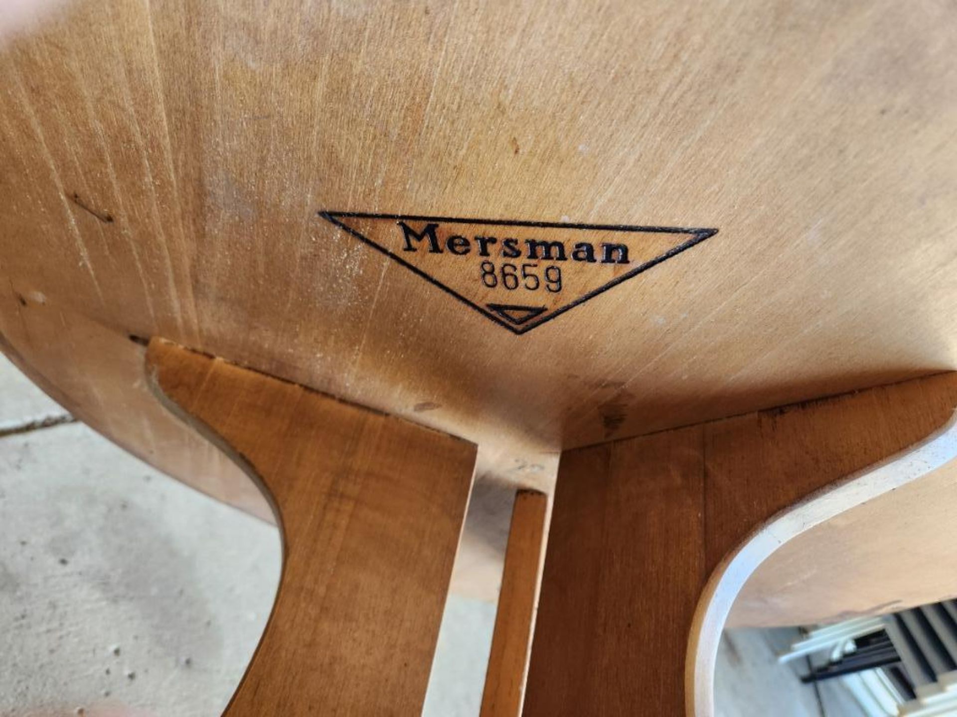 Vintage Mersman Model 8659 Two Tier Table (located off-site, please read description) - Image 4 of 4