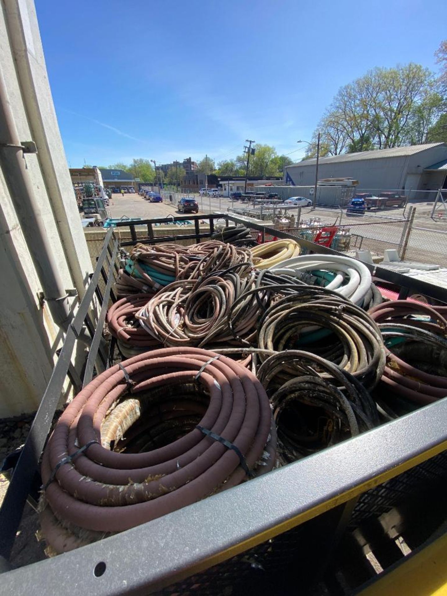 Large Lot of Assorted Commercial Air and Sandblasting Hoses (located offsite-please read full