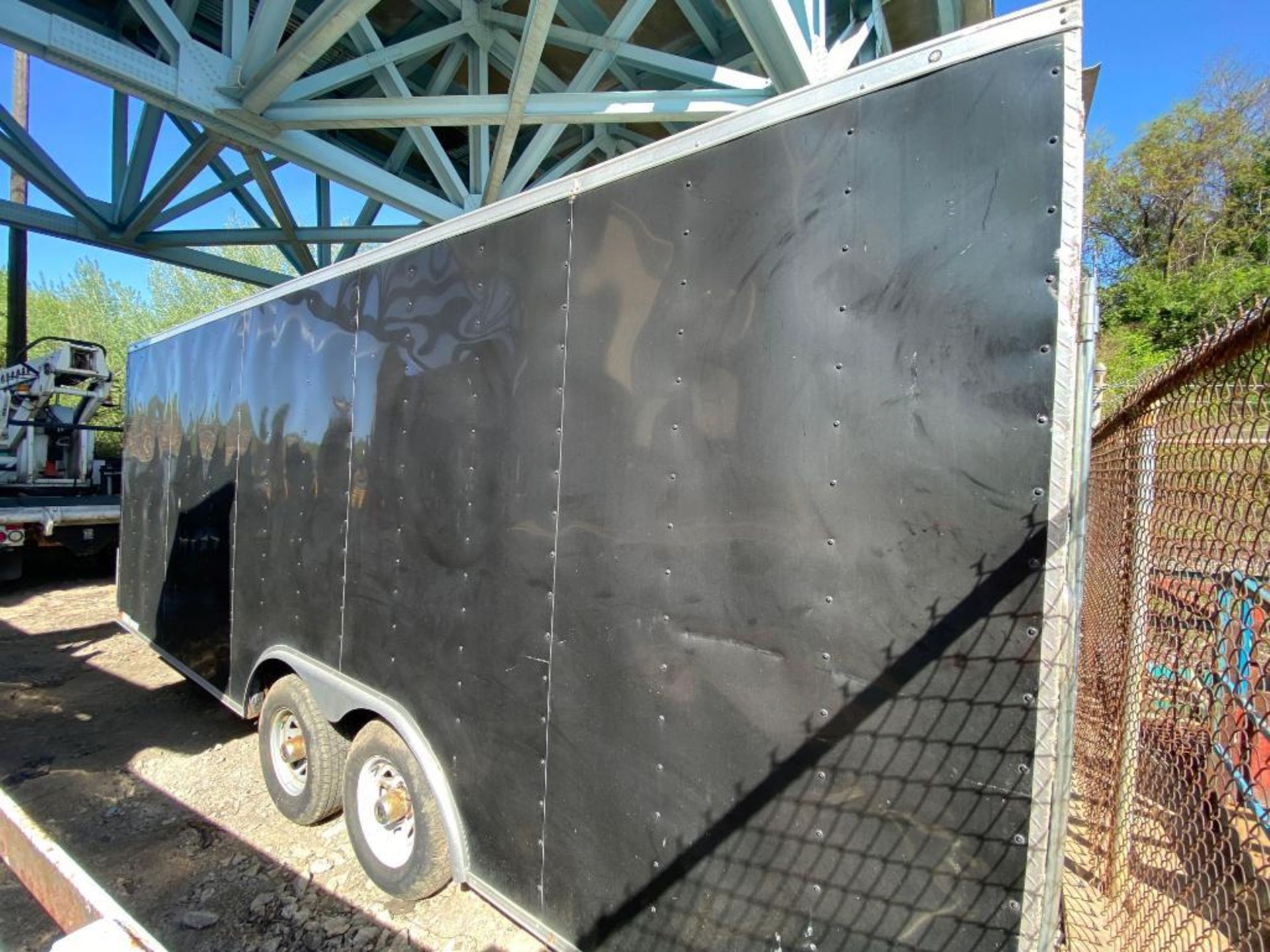 2016 Forest River Co 20ft Tandem Enclosed Box Trailer (located offsite-please read full description) - Image 4 of 6