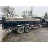 2024 Quality Trailer Co, 16ft Dual Cylinder, Tandem Gooseneck Dump Trailer (located off-site, please