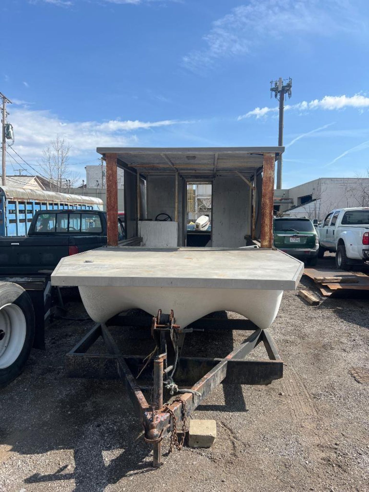 Delta House Boat Project w/ Trailer - Image 4 of 11