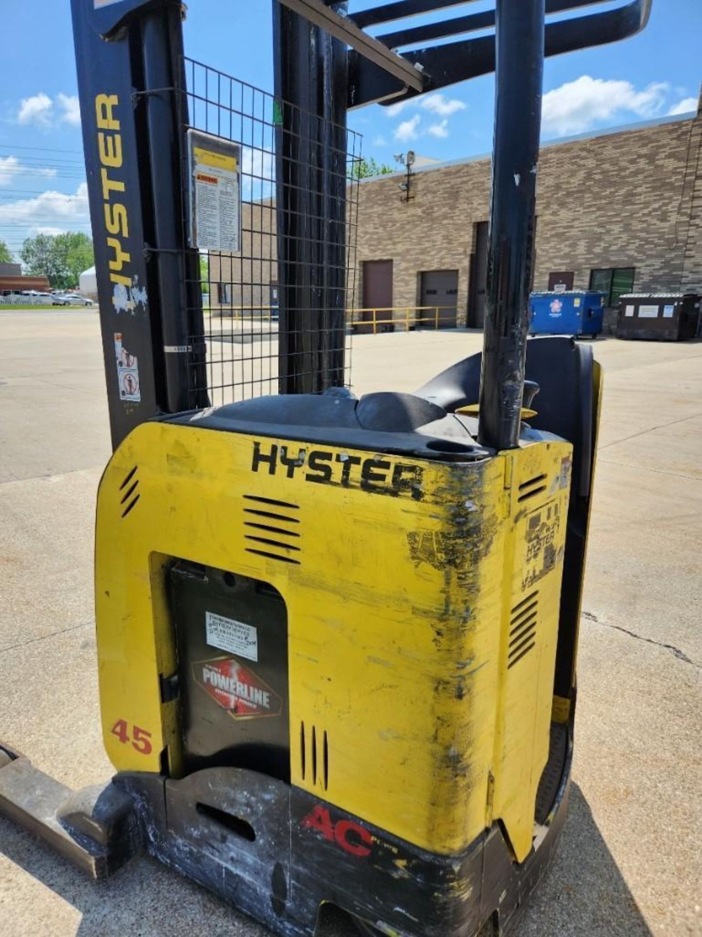 2016 Hyster Model N45 ZR2-16.5 Electric High Reach Warehouse Truck (located off-site, please read - Image 3 of 5