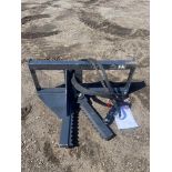 New Landhonor Co Hydraulic Skidloader Tree/Post Puller Attachment Model TP-13-08D