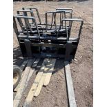 New Kivel Co 48in/4200lb Max Cap Skidloader Fork Set (1 Set)