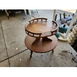 Vintage Mersman Model 8659 Two Tier Table (located off-site, please read description)