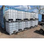 (2) Schutz 275 Gal Plastic Bulk Liquid Totes