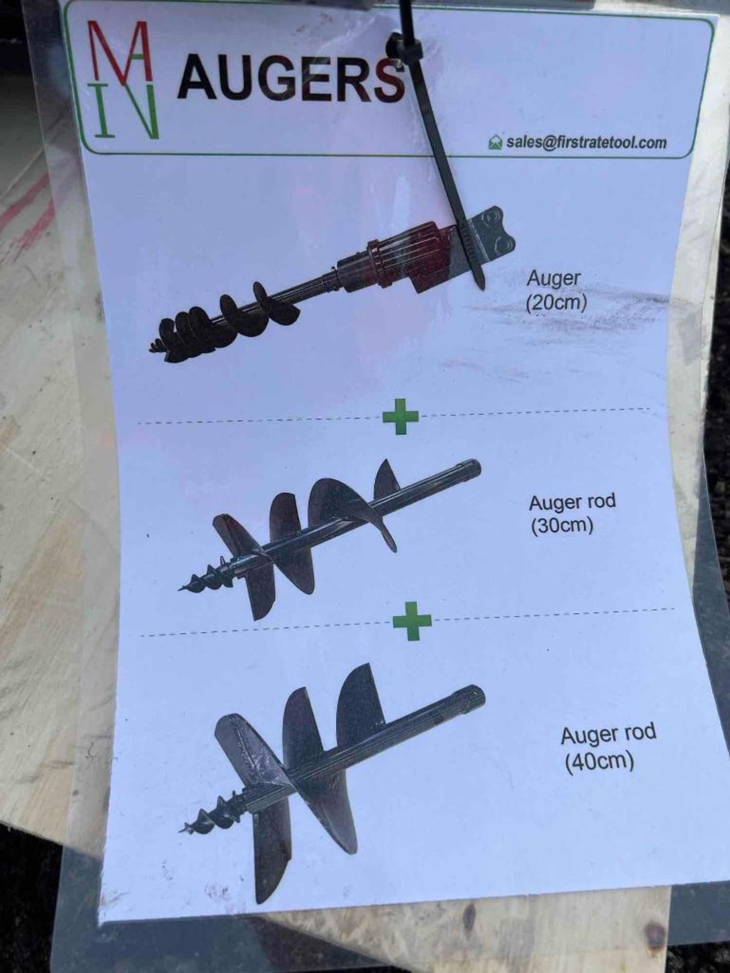 Miva Mini Ex Auger Set - Image 2 of 2