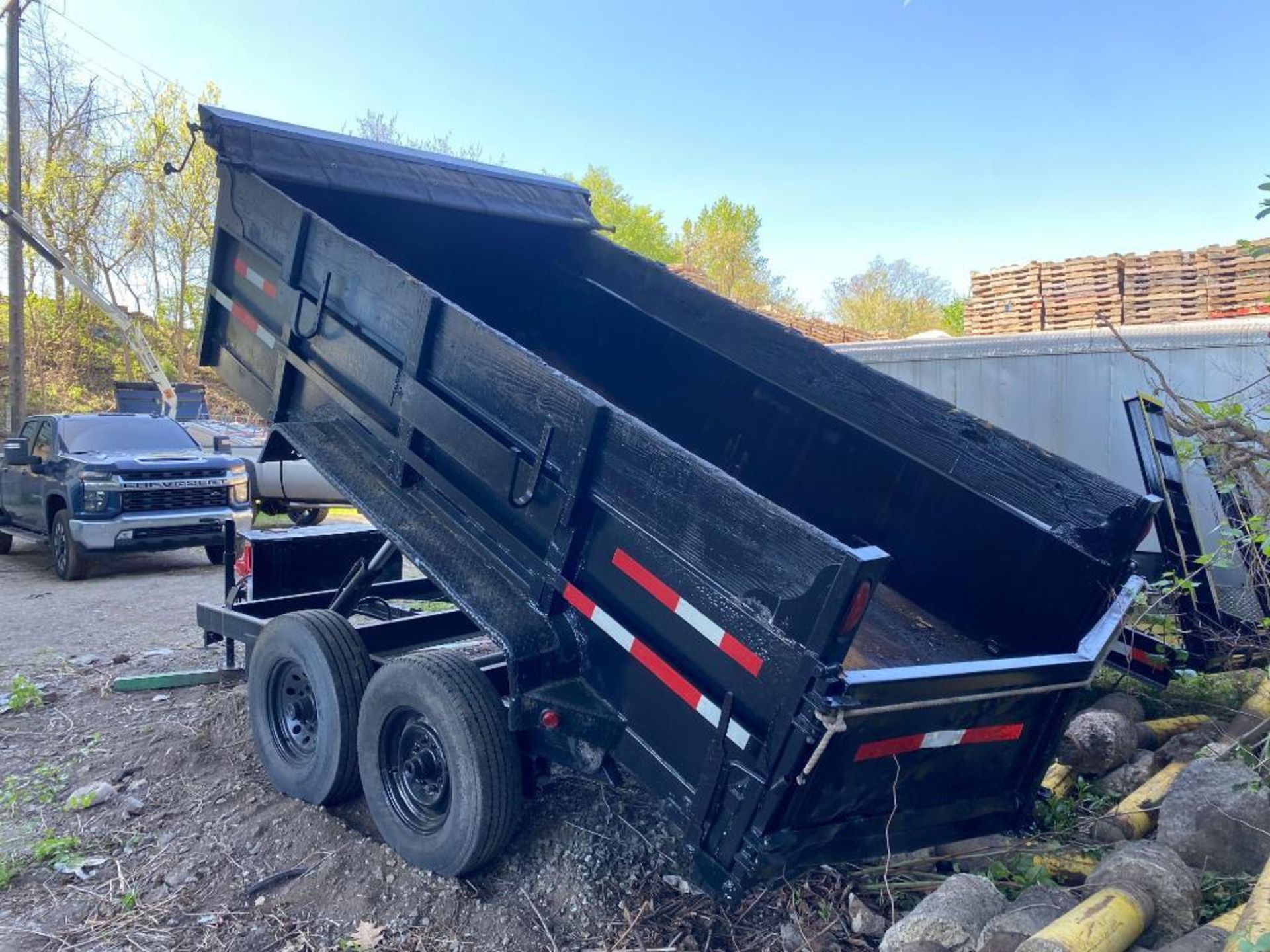 12 ft Tandem Dual Cylinder Dump Trailer (located offsite-please read full description) - Image 5 of 10