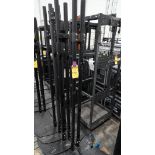 MON STAND BASE 2-POLE BLK PREMIER PSD-TS - 84" Black