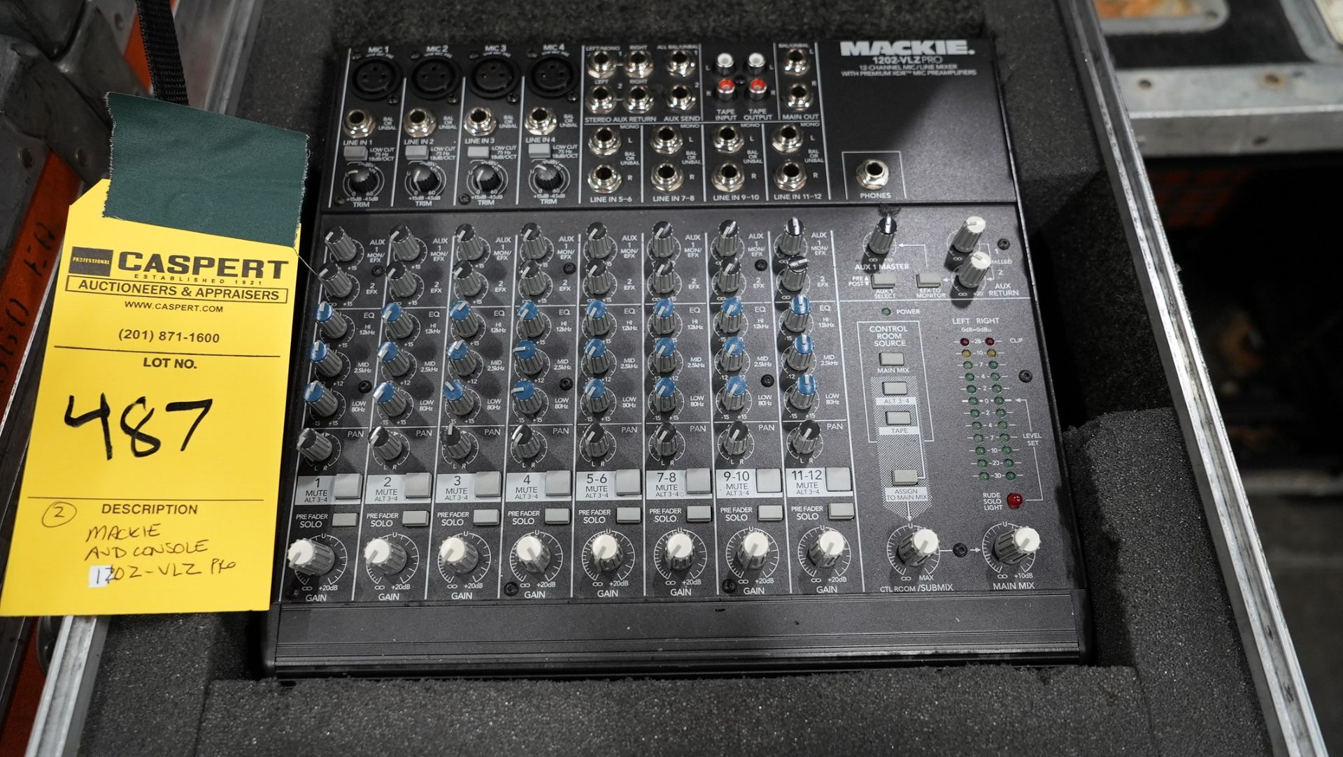 CONSOLE AUD MACKIE 12CH 1202-VLZ PRO