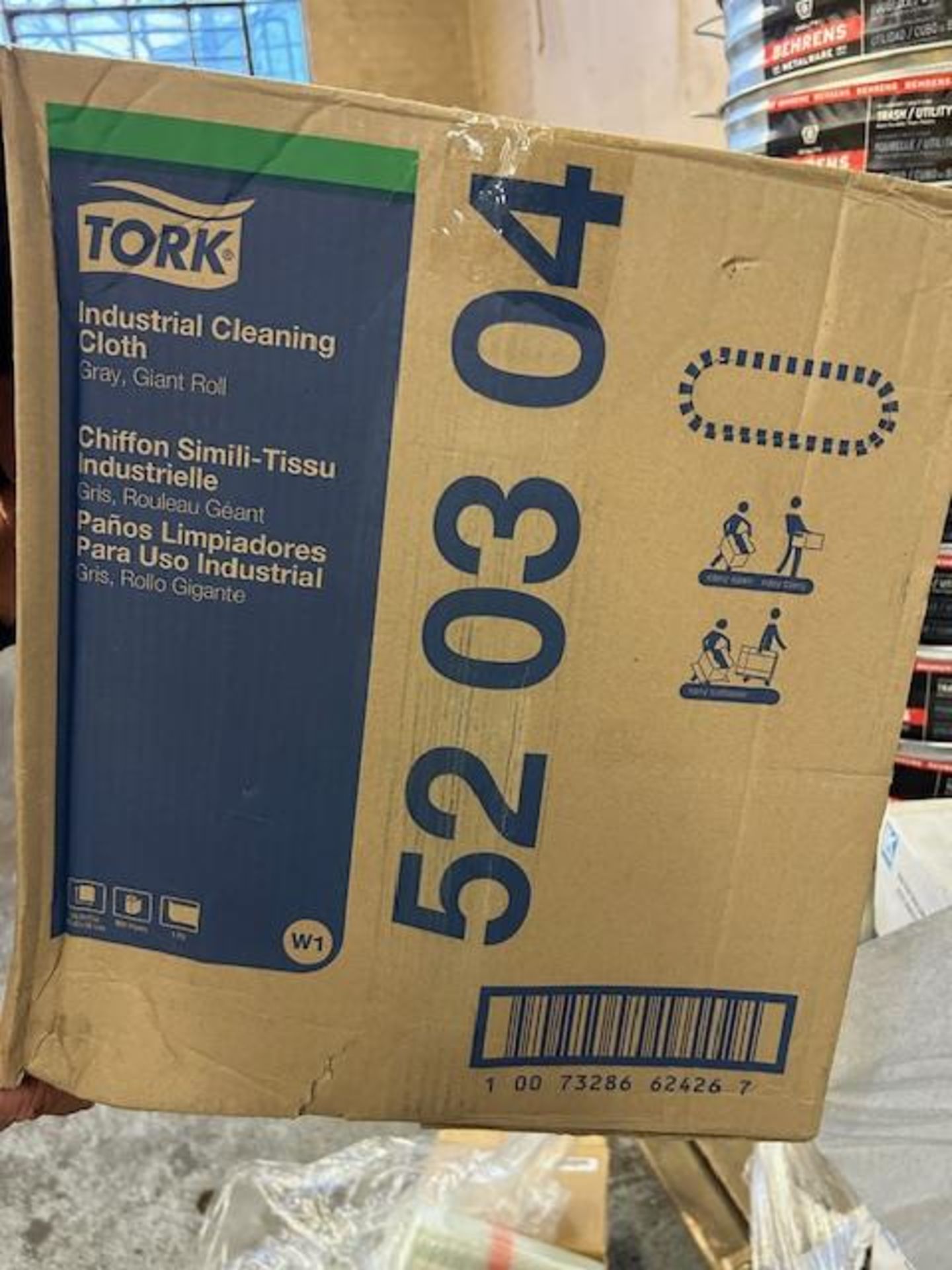 (2) Cases - Tork #520304 Industrial Cleaning Cloth (950 Wipes per Roll) - Image 2 of 2