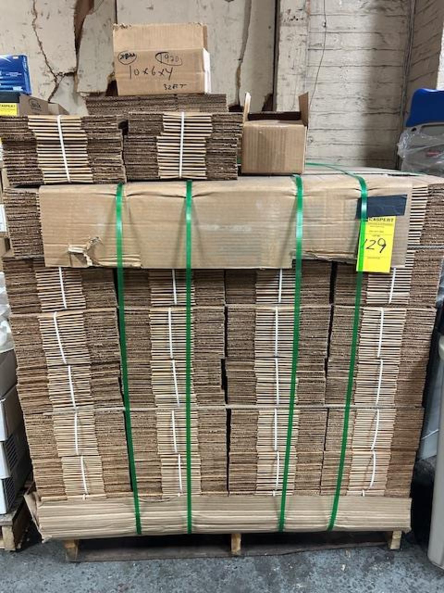 LOT - (1920) 10" x 6" x 4" Brown Corrugated Boxes