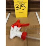 (3) Cases - #902RW9 9" Red and White Plastic Trigger Sprayers (Pack 200)