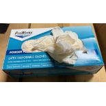 (40) Boxes - Large Latex Gloves GL-L105FL (Pack 100/Box)