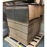 LOT - (125) 16 x 16 x 16 44 ECT Heavy Brown Corrugated Box