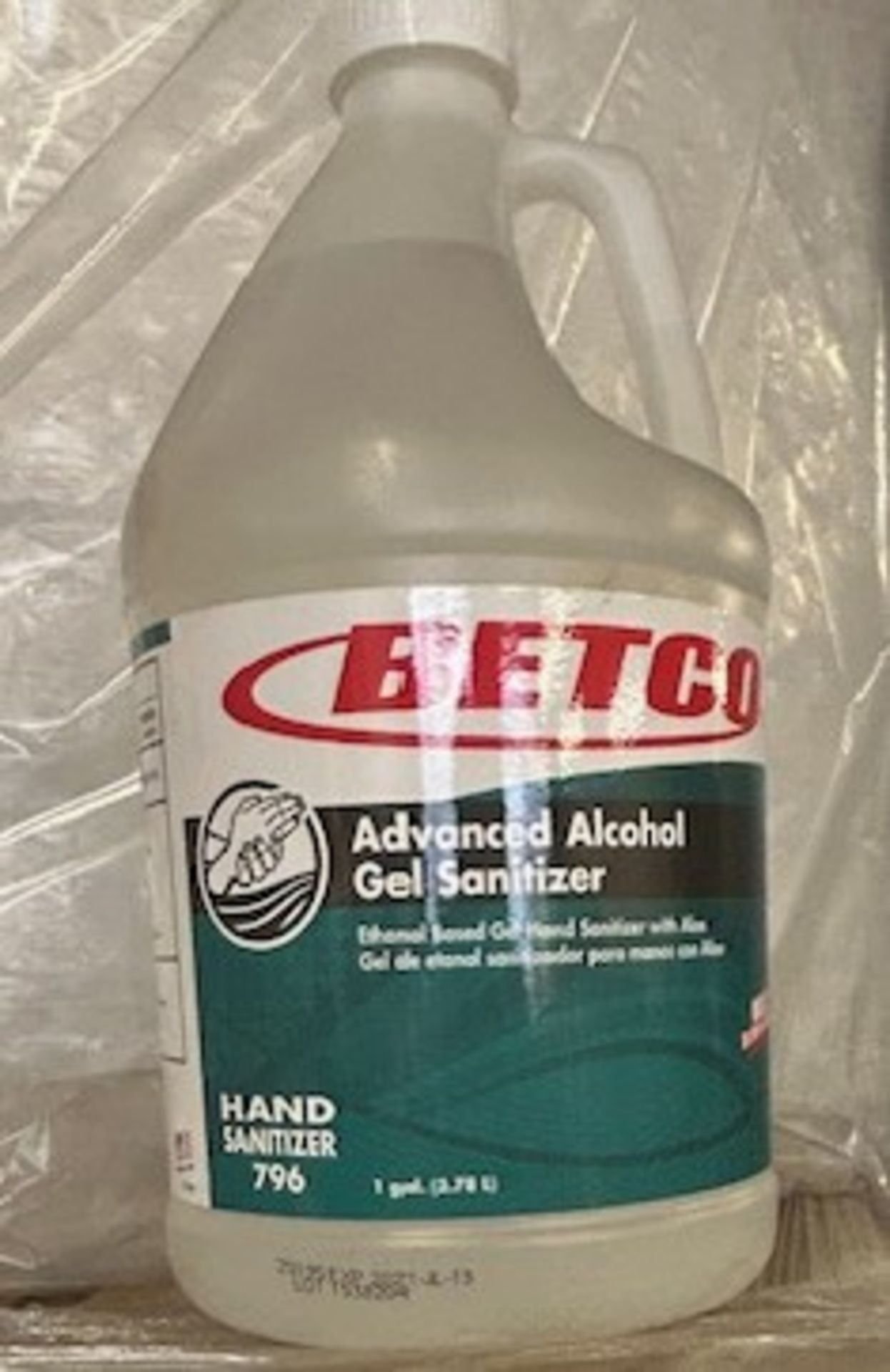 (48) Cases - Betco #79604-00 4/1 Gallon Gel Sanitizer