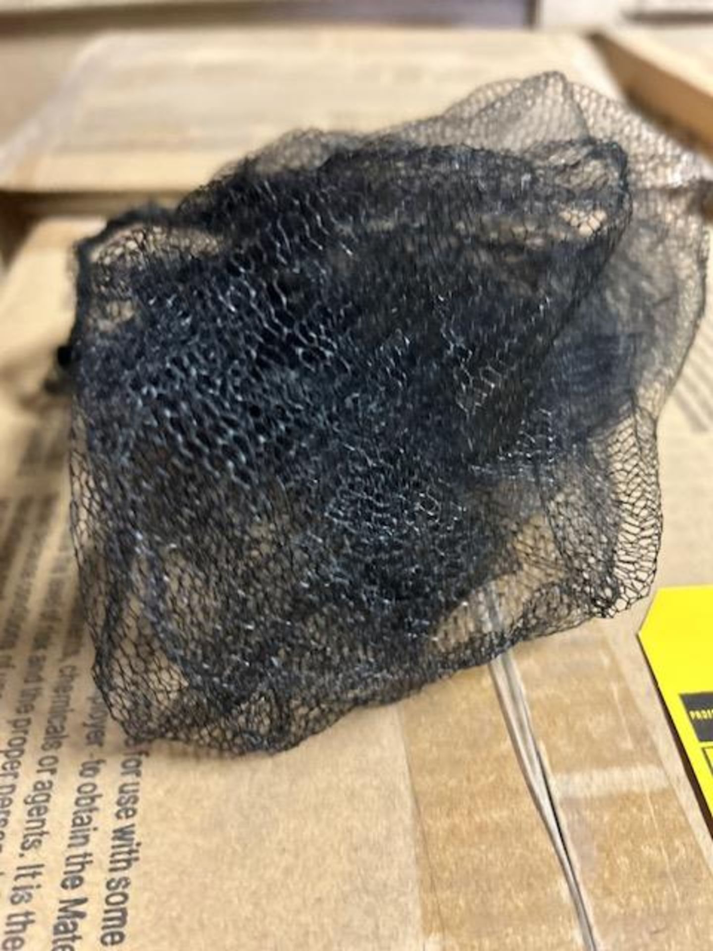 (9) Cases - Impact #MC-30 30" Black Nylon Mesh Hair Net (Pack 1000)