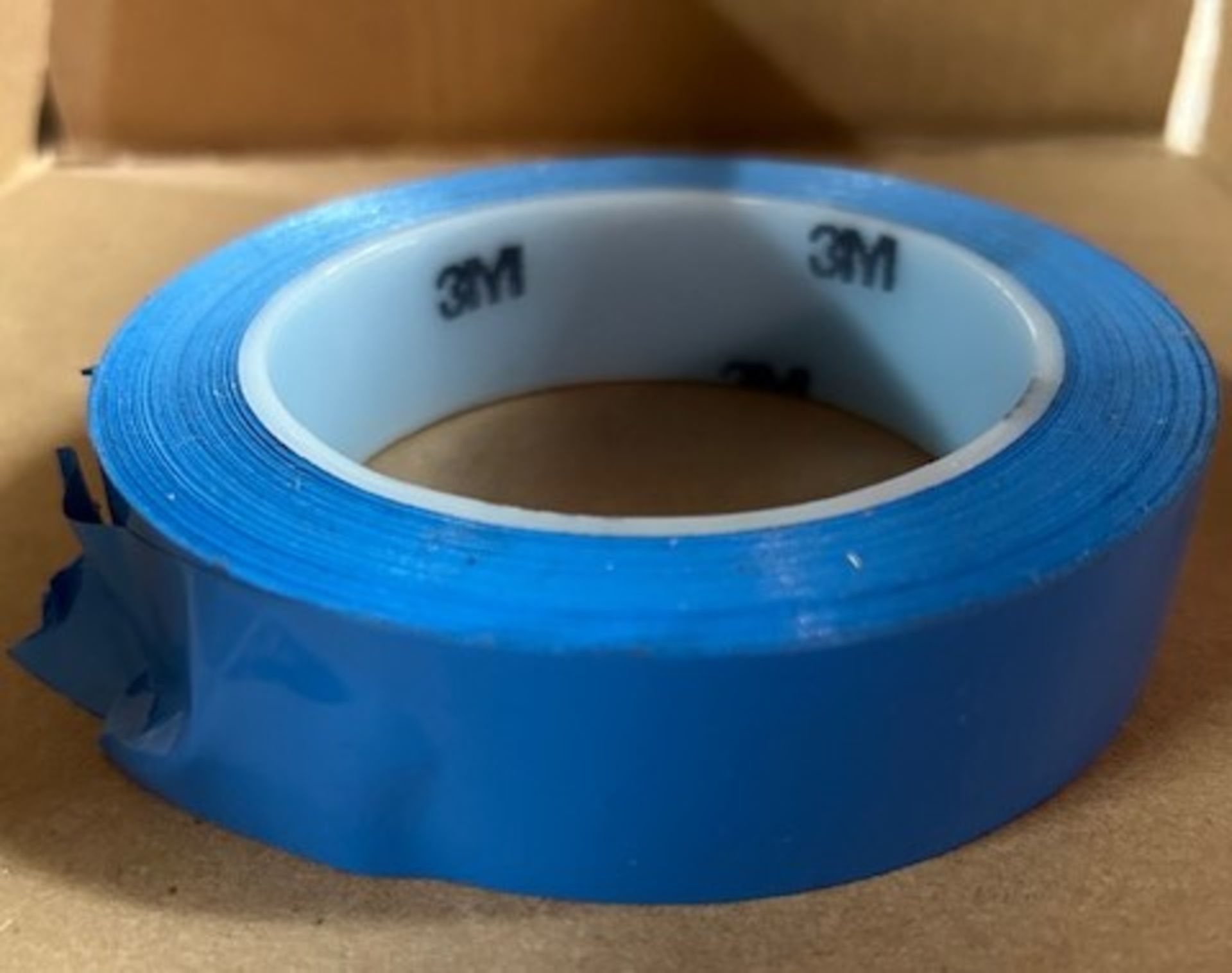 (72) Rolls - 3M #483 Blue Polyethylene Tape 1" x 36'