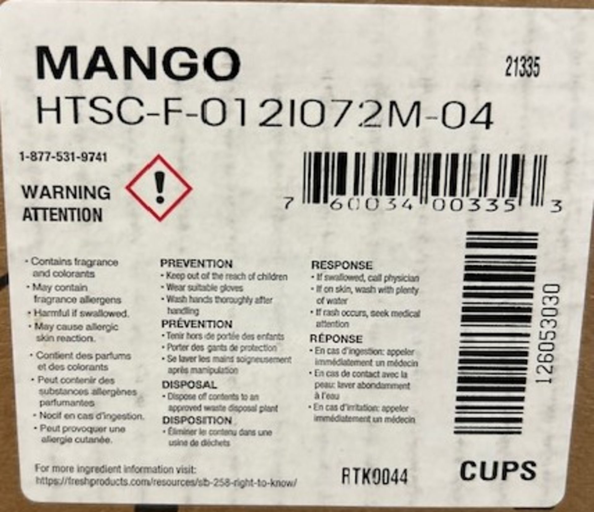 (26) Boxes - Fresh Products Mango Hang Tag (Pack 12) - Bild 2 aus 3