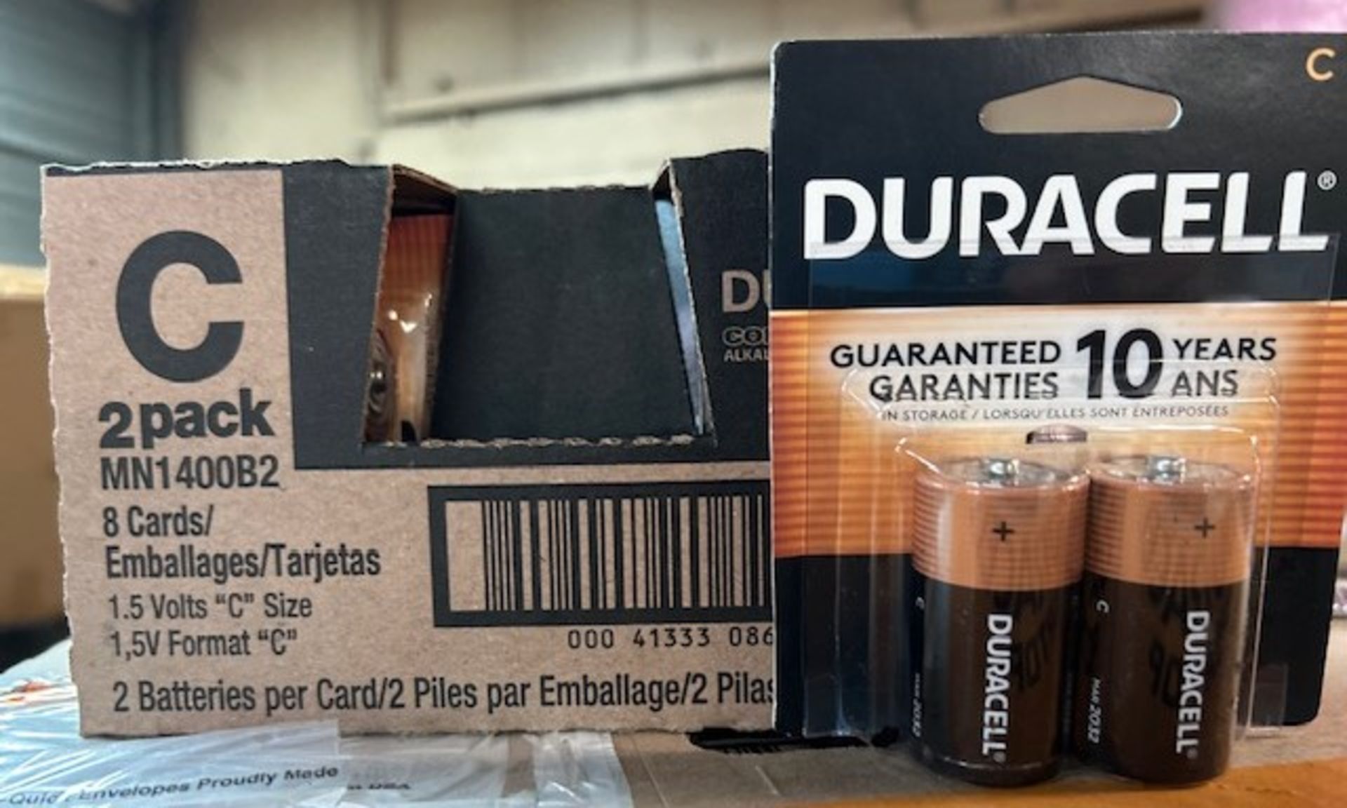 (154) Packs - Duracell 2-Pack C Batteries MN1400B2 (Exp. 2032)