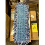 (9) Cases - Rubbermaid #Q416 18" Blue Microfiber Mop (Pack 6/Case)