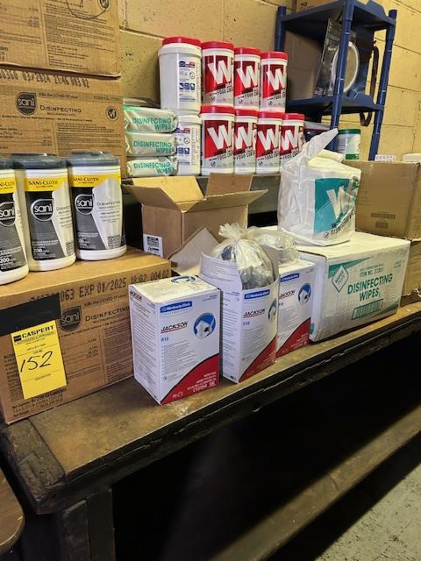LOT - Disinfectant Wipes, Kimberly Clark Respirators and Bar Soap