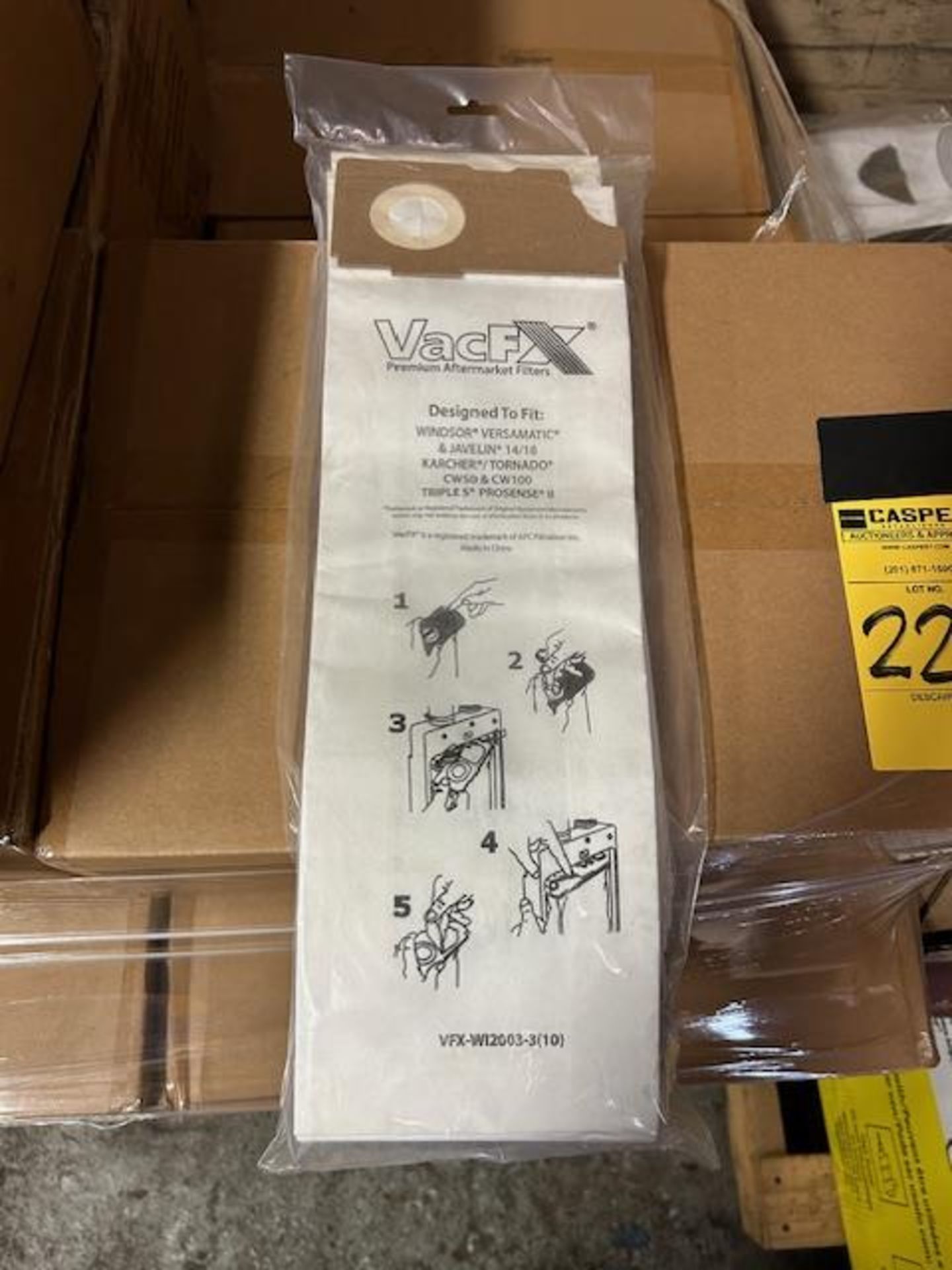 (280) Packs - Vacuum Bags VFX-W12003-3 (10 Bags/Pack) for Windsor Versamatic