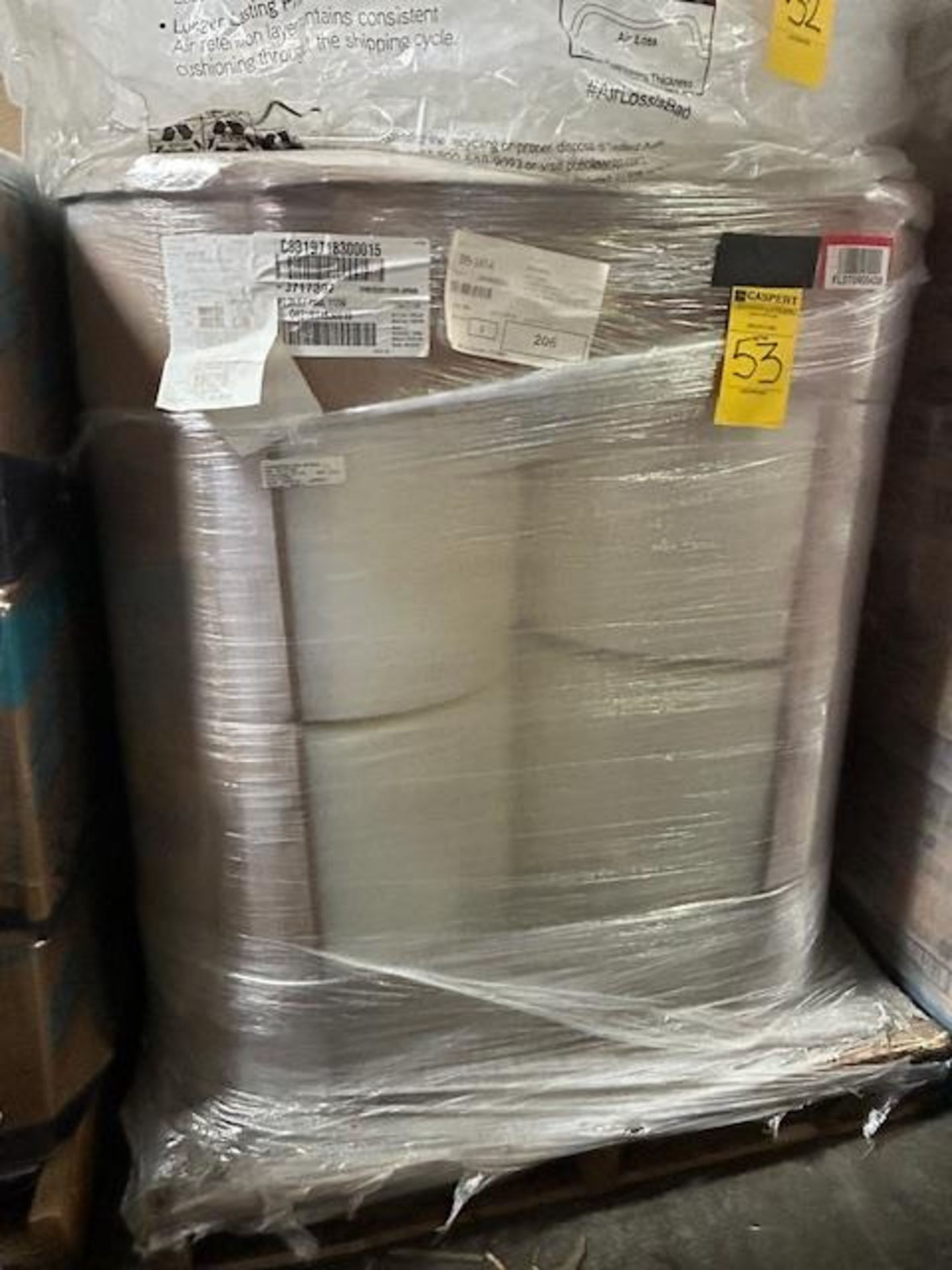 (8) Rolls - 20" x 11,250' Clear 2Mil Berry Plastic AIPRDN Stretch Film( MFG indicated product