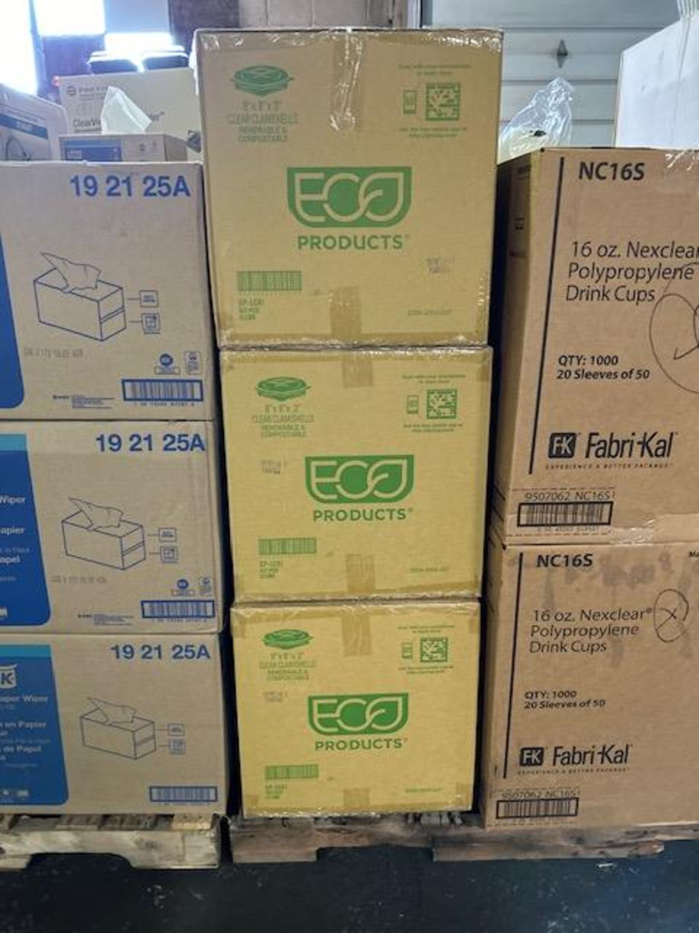 (6) Cases - Eco Products #EP-LC81 8" x 8" x 3" Clear Clamshell (For Cold Food Only) (Pack 160) - Image 3 of 3