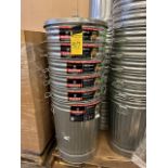 (30)-#1270 Behrens 31 Gallon Galvanized Steel Garbage Can with Cover