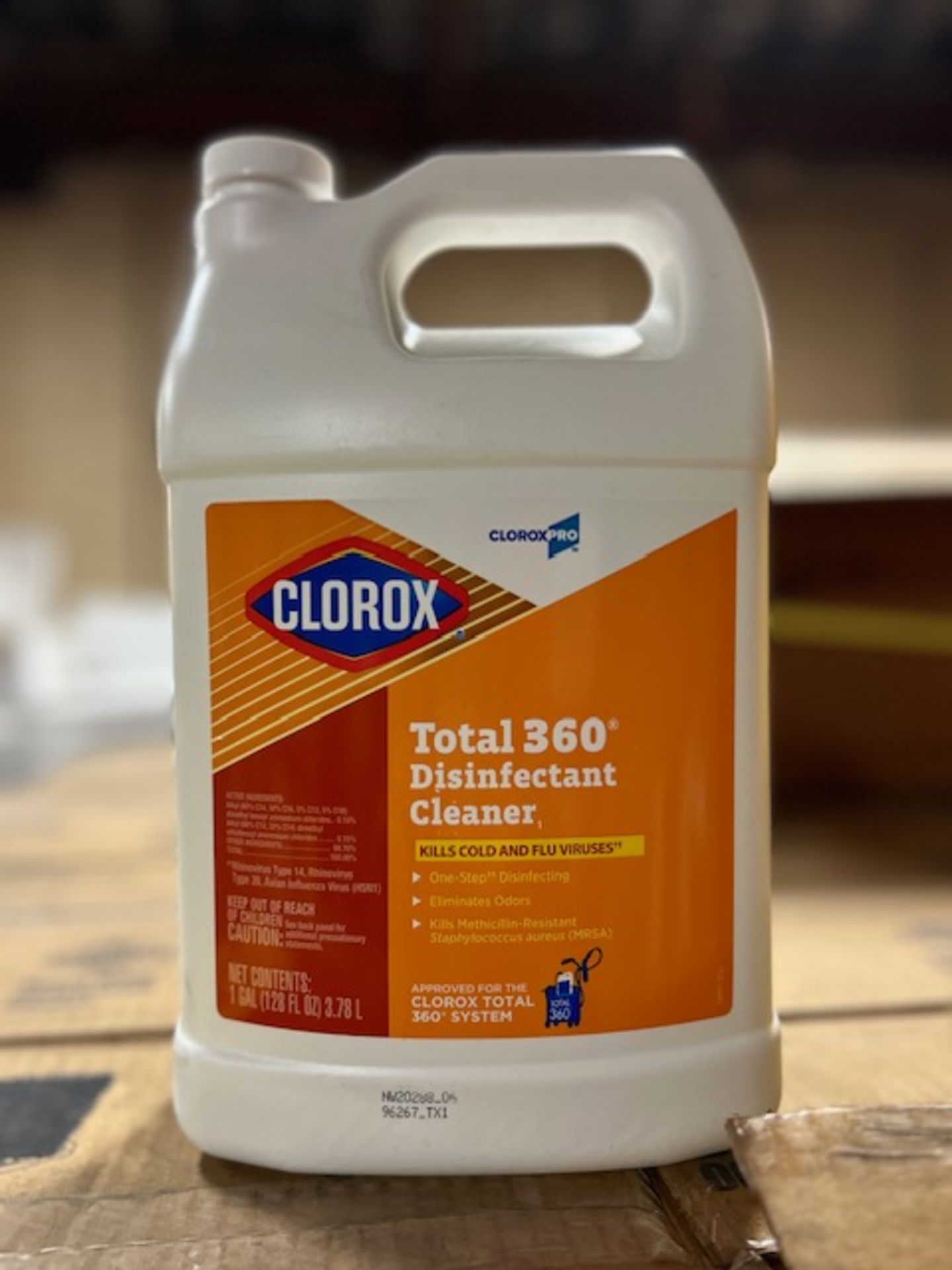 (48) Cases - Clorox #31650 Total 360 Disinfectant Cleaner (Pack 4/128 Oz.)