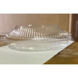 (2) Cases - Inline Plastics #SLP109 9" Clear Hinged Pie Container (Pack 200)