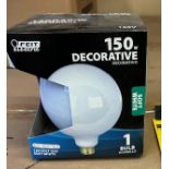 (12) Cases - #150G40/W 150 Watt Decorative Bulb (Pack 24)