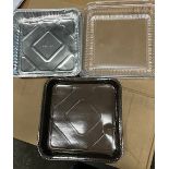 LOT - (2) Cases each of 8”x8” Cake Pan-Dome Lid & Bake Mold (Pack 500