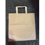 (3) Cases - Brown Handle Paper Shopping Bag 12" x 7" x 12" (Pack 250)