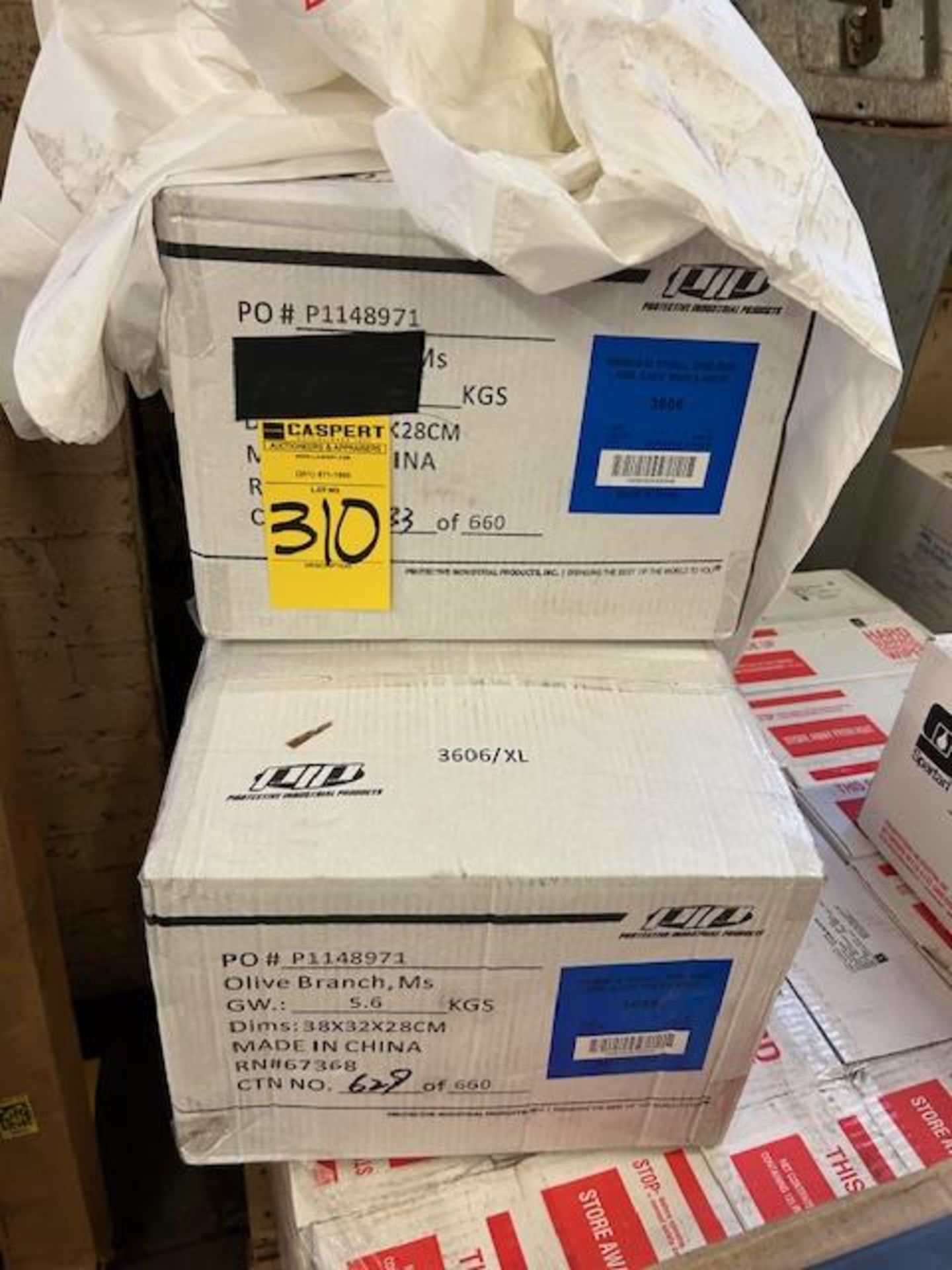 (3) Cases - PIP #3606 XL White Coveralls (Pack 25)