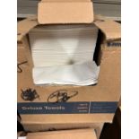 (25)cases- White 10-1/2 x17 !/4 Fold Wh Food Service Towel (Pack 300)