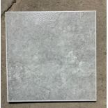 (160) Square Feet, Grey Porcelain, 12" x 12" Floor Tiles
