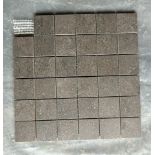 (27) Square Feet, Ibero Charcoal Mosaics, 2" x 2"