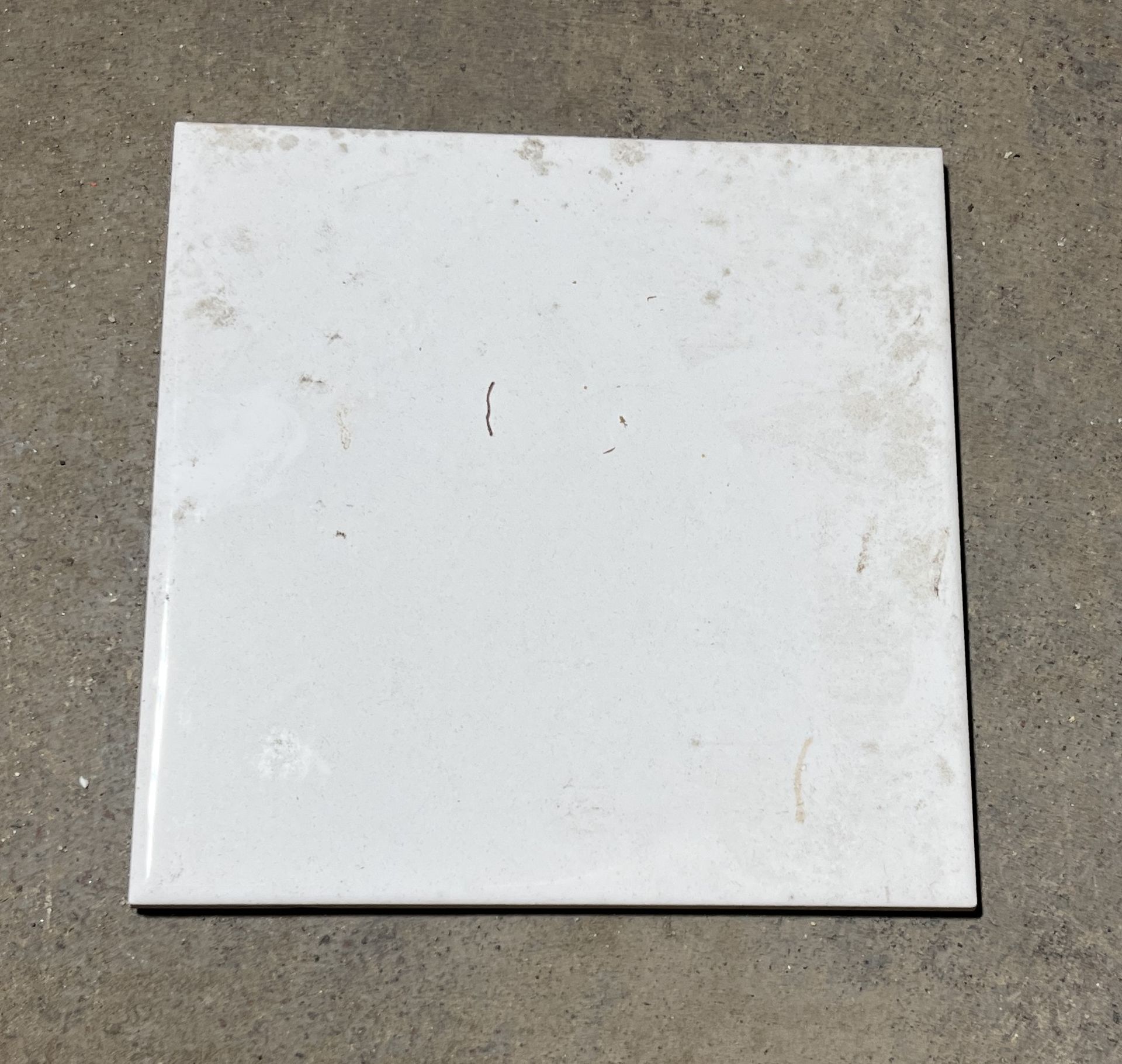 (450) Square Feet, Adex Glossy White, 6" x 6", Wall Tiles