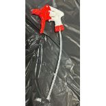 (3) Cases - 902RW9 9" Red and White Plastic Trigger Sprayer (Pack 200)
