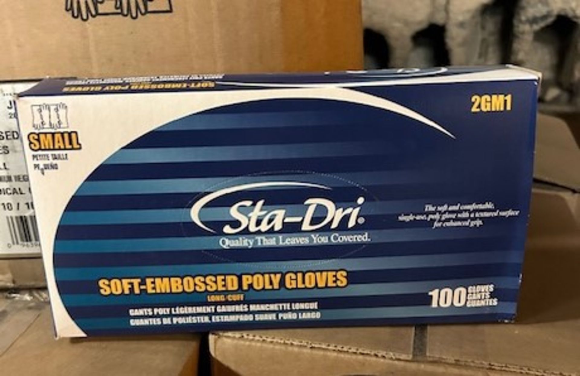 (180) Boxes - Small Poly Gloves (100 Count)