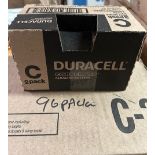 (96) Packs - Duracell 2-Pack C Batteries MN1400B2 (Expires 2032)