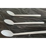 (6) Cases - SSM217 White Plastic Soda Spoon (Pack 1000)