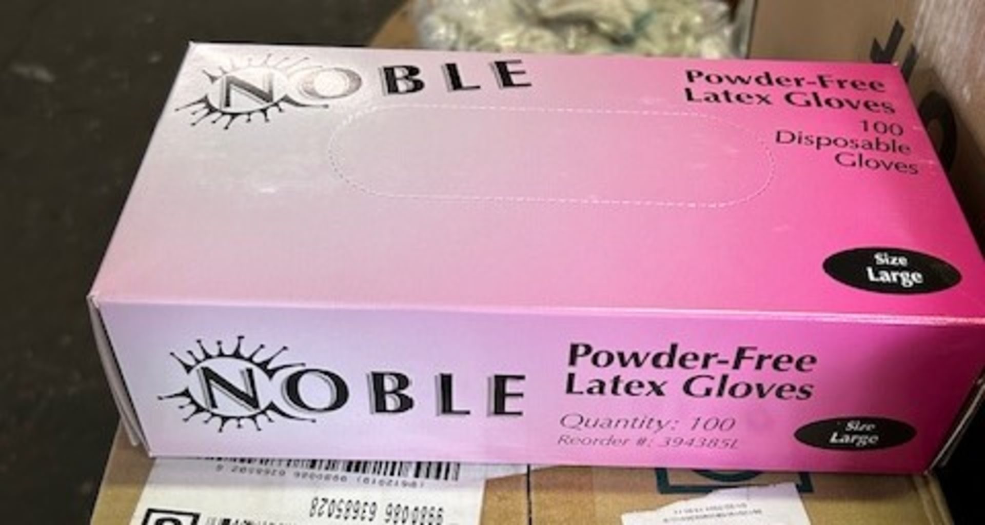 (30) Boxes - Latex Powder Free Large Gloves (100 Count)