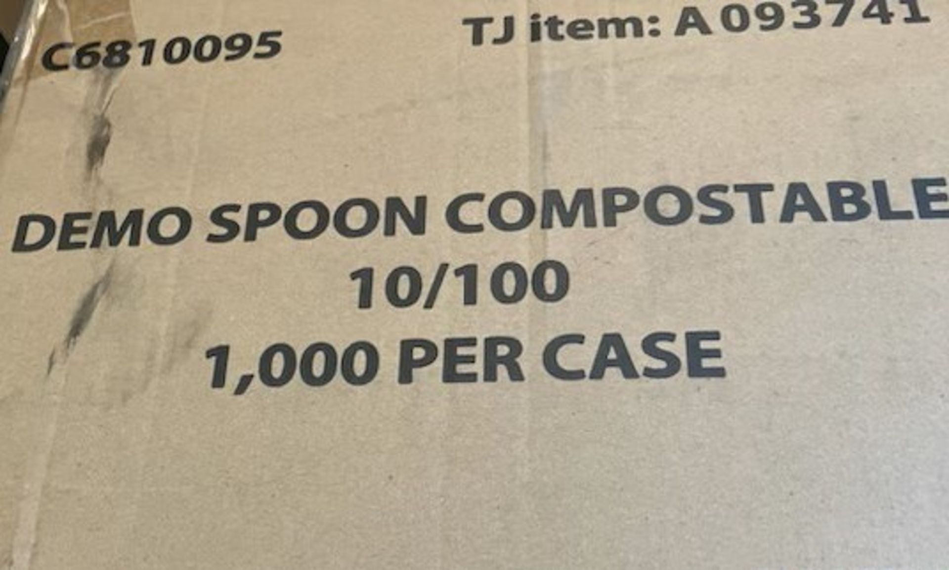 (234) Cases - Plastic Demo Spoons (10 Bags/100) - Image 2 of 2