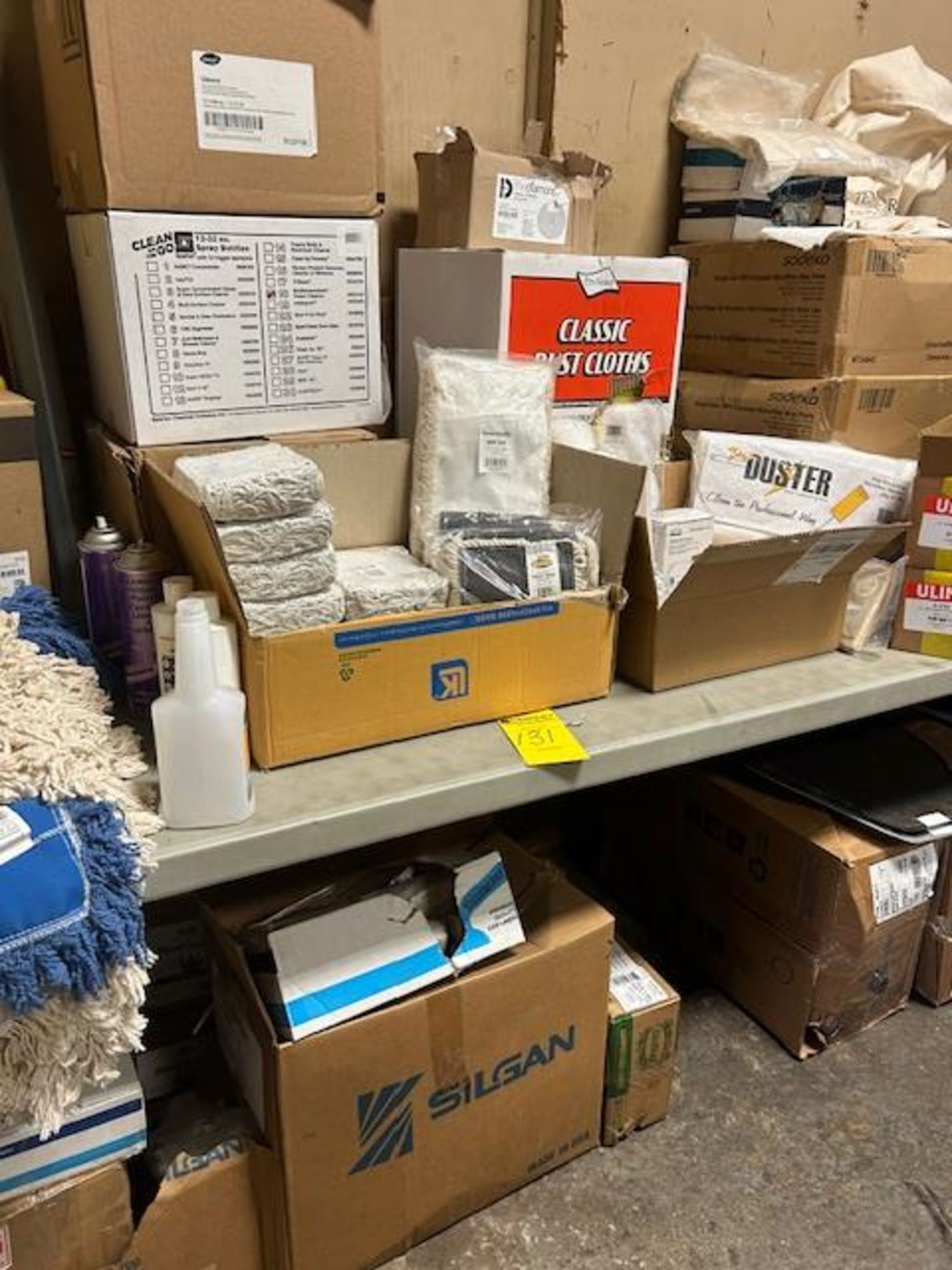 LOT - Assorted Janitorial Supplies on Table - Image 2 of 3